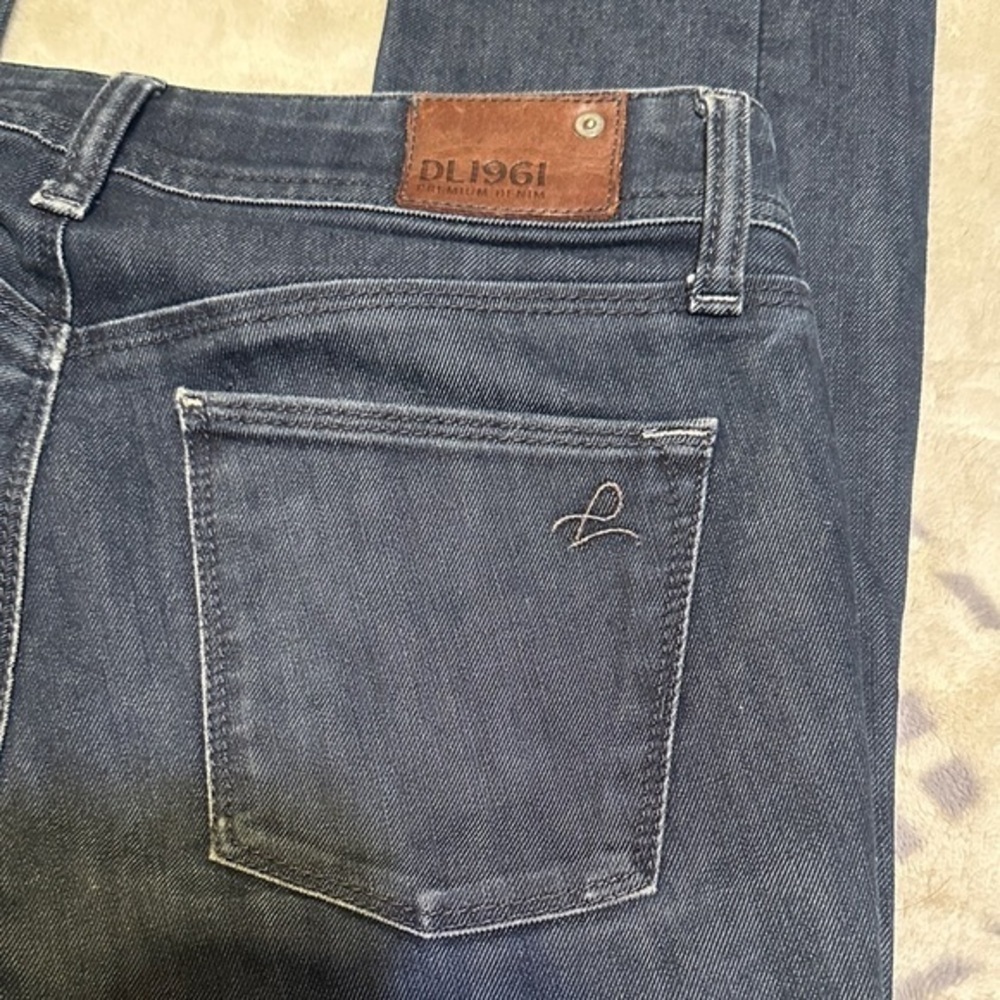 631.  DL1961 Women's Skinny Jeans - Dark Blue